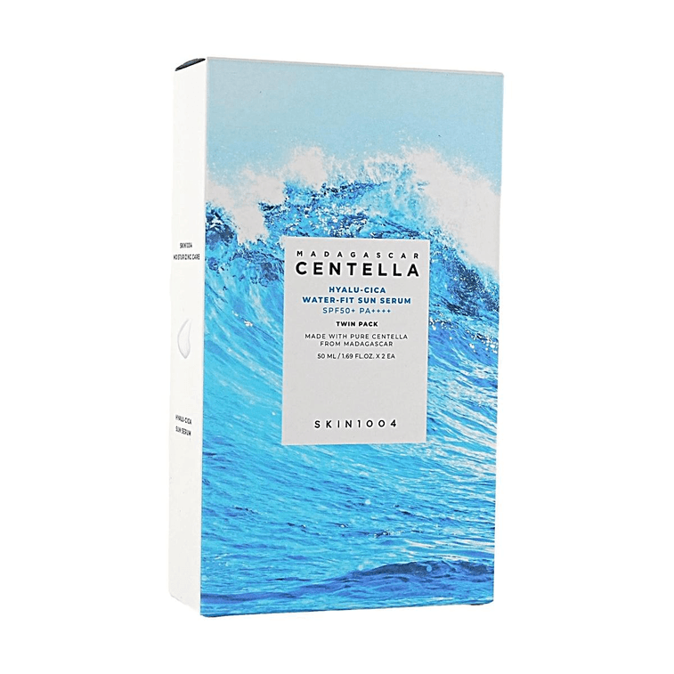 Madagascar Centella Hyalu-Cica Water-Fit Sun Serum, Brightening, 1.69 fl. oz.*2 Dry&Sensitive Skin【Value Pack】 7