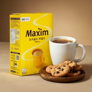 Korean Mocha Gold Mild Coffee Mix,Instant Coffee,100 sticks 42.32 oz