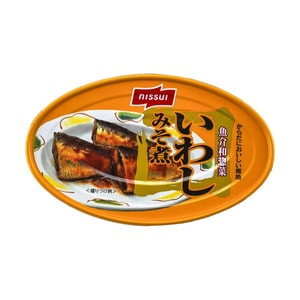 Japanese Miso Sardine Fish Can ,3.53oz【Ready To Eat】【For Rice,Noodles and Lunch Box】