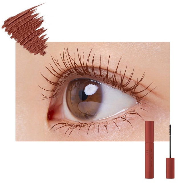 日本ETTUSAIS艾杜纱 立体卷翘睫毛膏 防水耐汗 持久不脱妆 6g #03 棕红色 浓郁复古棕红 低调温柔 细短睫&下睫毛推荐