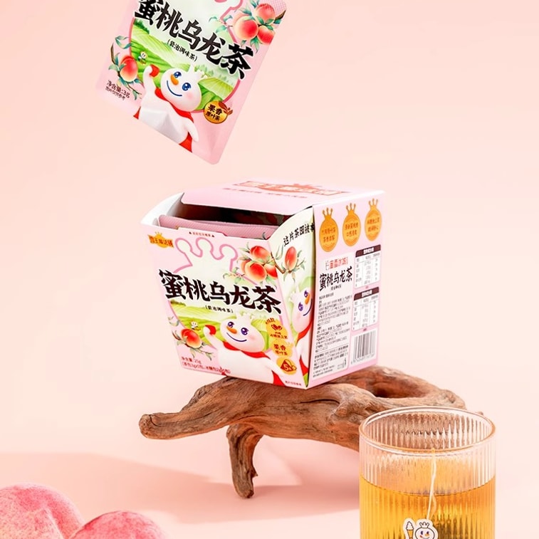 Snow King Cold Brew Tea Fruit Tea Osmanthus Peach Oolong 1 Box + Grape Oolong 1 Box 3