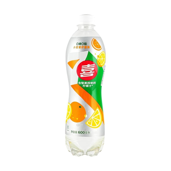 Seven Up Citrus Lemon Flavor Soda 20.28 fl oz【0 Fat 0 White Sugar】