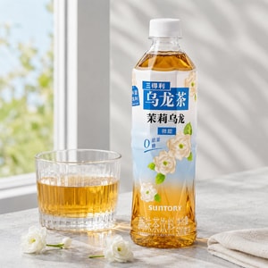 大陆版SUNTORY三得利 茉莉乌龙茶 500ml【0糖 清香微甜】
