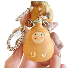 Original Product Life Original Cultural Gourd Hand Twisted Temperament Versatile Chinese Style Keychain Chubby Baby * 1