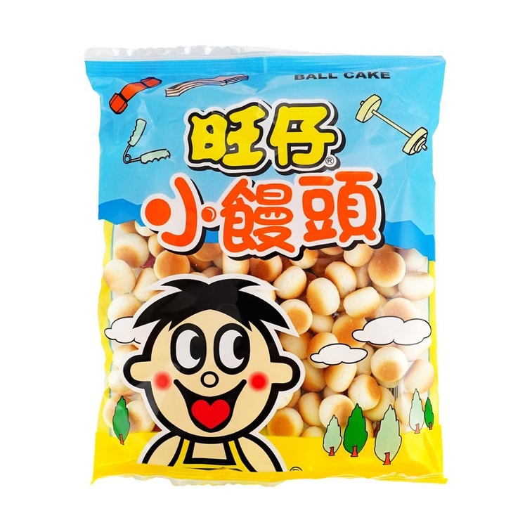 【童年回忆杀】旺旺 旺仔小馒头 奶味饼干点心 原味 95g【怀旧小零食】 5