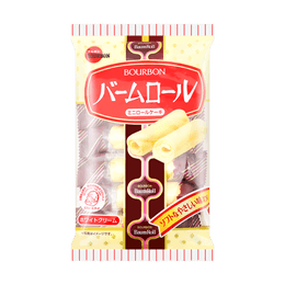 日本BOURBON波路梦  奶油蛋糕卷 香草口味 91g