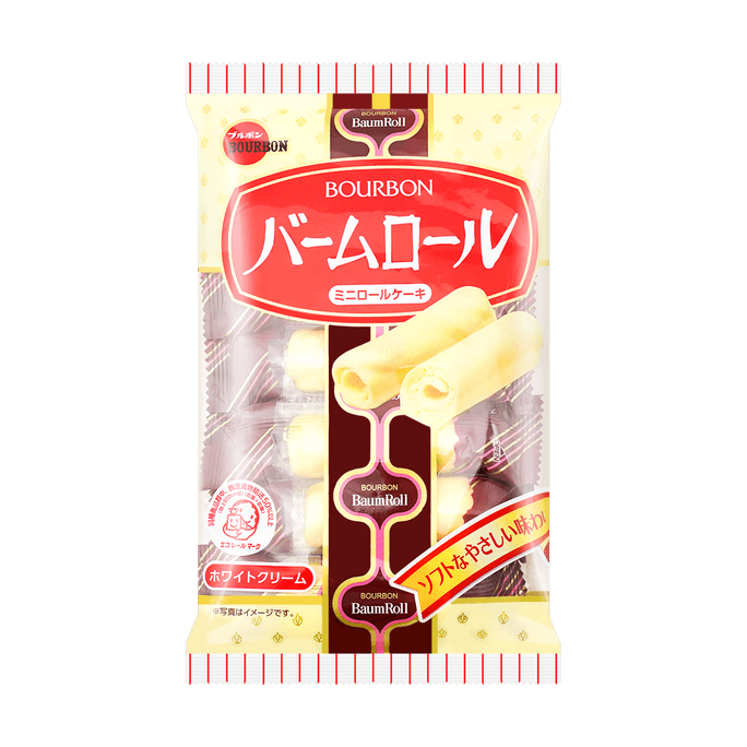 日本BOURBON波路夢 奶油蛋糕卷 香草口味 91g