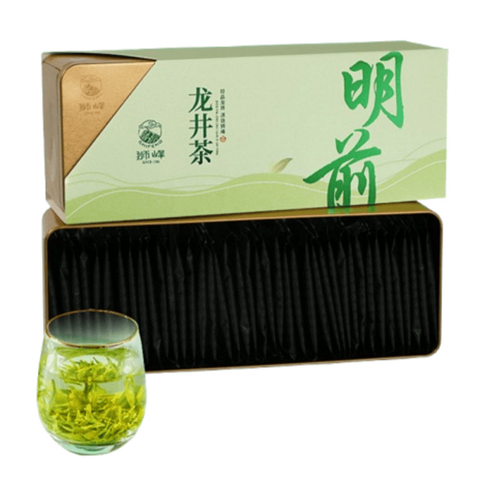 【中国直邮】 狮峰茶叶 2025新茶上市狮峰牌特级明前龙井茶叶正宗龙井43号绿茶独立小包装 30包