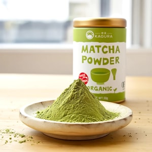 Organic Matcha Powder, 1.76 oz【No Additives】【For DIY Latte Drinks And Baked Desserts】