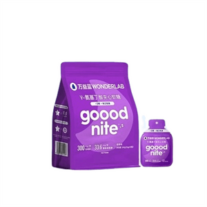 【中国直邮】 WONDERLAB 万益蓝 GABA氨基丁酸睡眠夹心软糖60颗/袋