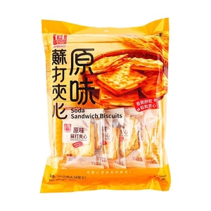 台灣安堡 蘇打夾心餅乾 原味 180g