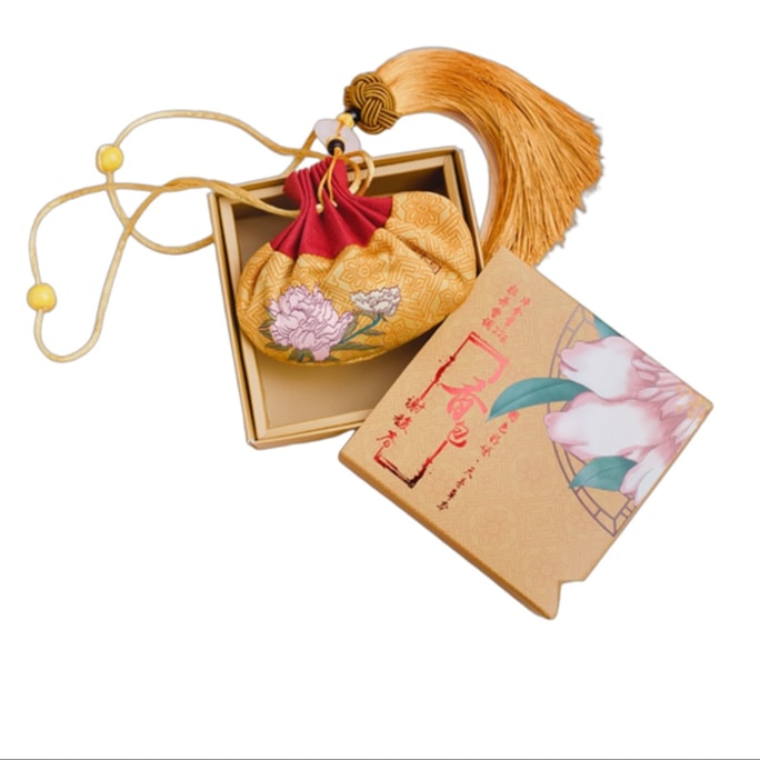Peony Scented Hanging Sachet Handmade 1 Piece