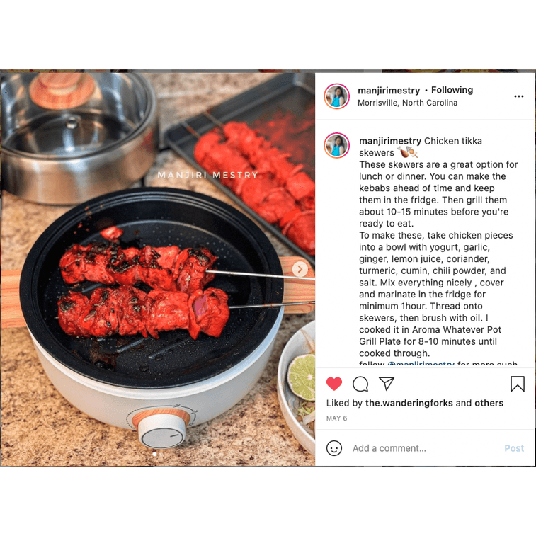 Aroma 高端火锅烤肉多功能料理锅 AMC-130 2.5L【全美超低价】【涮烤双全】 11