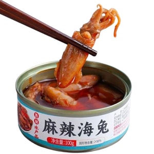 Spicy Canned Sea Rabbit Baby Octopus And Eight-Arm Fish 100g