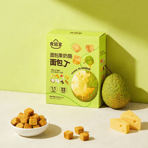 食验室 面包果奶酪面包丁 60g【轻薄酥脆 浓醇奶香】【网红面包果风味】