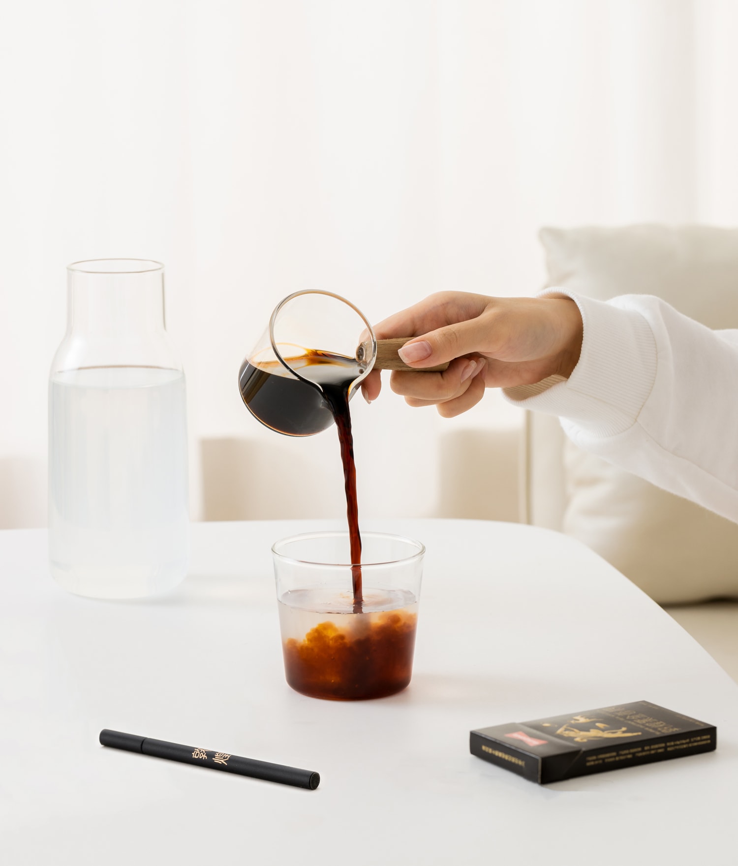 Premium Instant  Tea British Library Collaboration Freeze-Dried Tea Powder [8-Pack Collaboration Edition] Dunhuang Collaboration Black Gold Pu'er Tea 4.8g