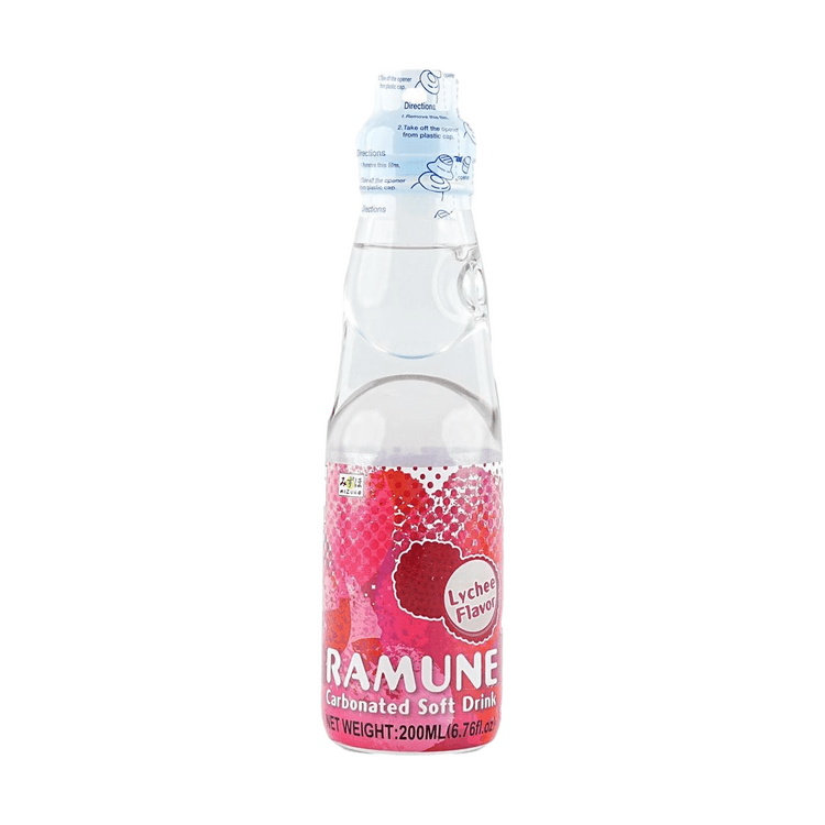 MIZUHO Ramune Drink 7 Flavors Combination Pack Original +Peach+