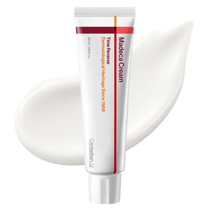 Centella Snowgrass Repairing Facial Cream 50ml - Soothing, Evenly Brightening, Skin-Care, Moisturizing Facial Cream