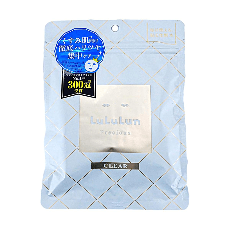 LULULUN ハリツヤホワイトシートマスク7枚入108ml - Yami