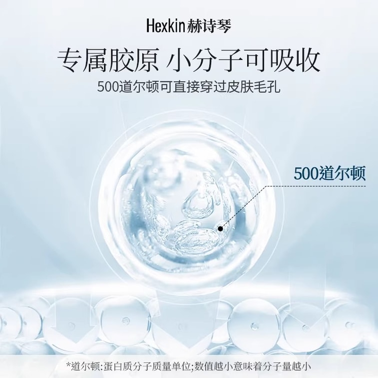 Ocean Glow Revitalizing Collagen Mask (Blue Mask) 5 Sheets/Box - Super Hydrating, Anti-Wrinkle, Firming, Absorbable Collagen, Smooths Fine Lines, Refines Skin, Firm & Elastic 5