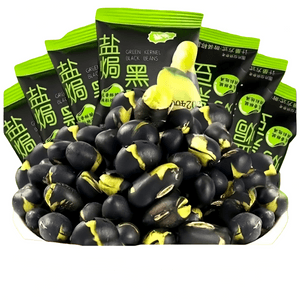 더 이상의 설명은 필요 없습니다. 바로 먹을 수 있는 소금에 절인 검은콩 10팩(각 50g)이 여기에 있습니다.