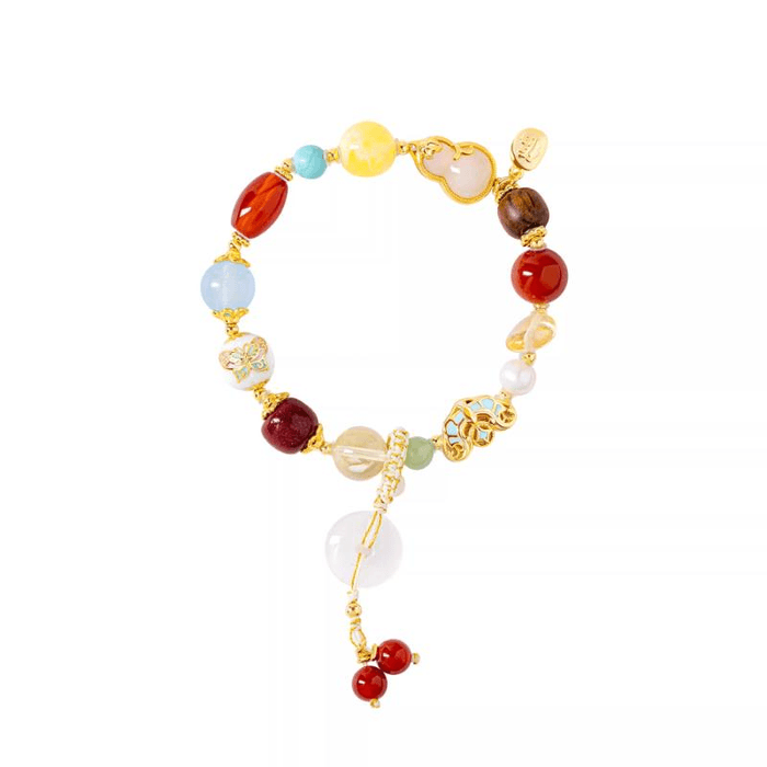 【中国直邮】 故宫淘宝 福上加福多宝手串手链文创生日三八妇女节礼物送妈妈*1件