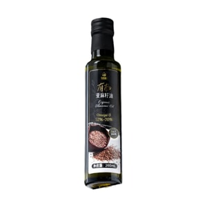 Seah Se Organic Flaxseed Oil, First-Grade Cold-Pressed, For Direct Drinking, Salads, And Cooking 【Upgraded Version】Organic Flaxseed Oil 260ml*1 Bottle (No Additives)