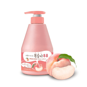 Kwailnara Milk Body Lotion Nourishing Moisturizing Care 560ml Peach