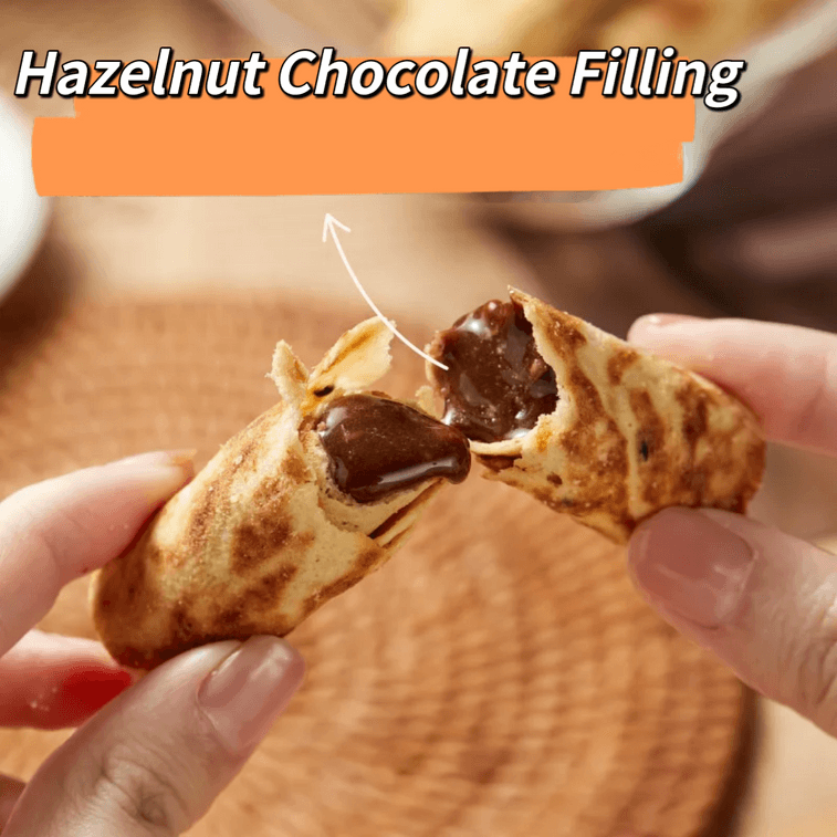 美国 MushroomStorm 【流心蛋卷】榛果巧克力味 120克 酥脆香浓醇滑 本宫饿了同款  外酥内软 5