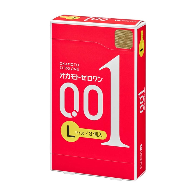 [japanese version] okamoto okamoto 001 ordinary condom 3 condoms in large size