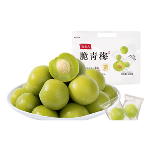 [중국 직배송] 무구오렌 오리지널 바삭한 청매실 (개별 포장) 100g*1봉