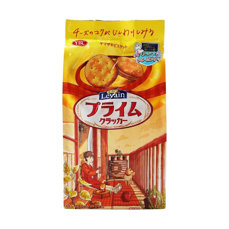 日本YBC山崎 起司起司夾心餅乾 16枚 129.6g 10