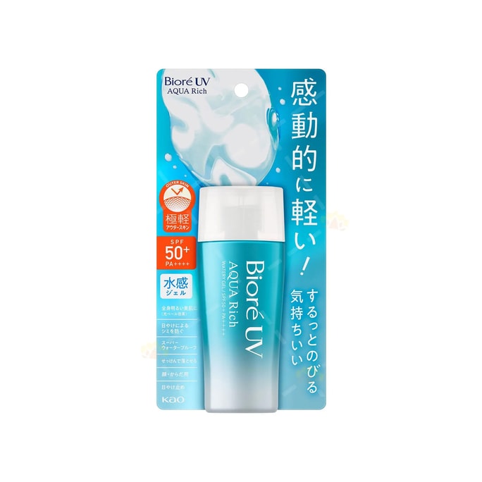 KAO BIORE Aqua Rich Watery Gel Sunscreen 70ml SPF50+/PA+++