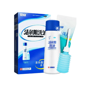 Women's Herbal Wash 300ml X 1 + Irrigator—Antiparasitic And Anti-Itch For Genital Itching, Redness, And Swelling; Candidal And Trichomonal Vaginitis