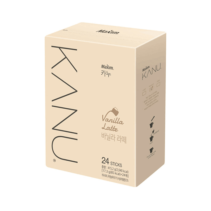 Maxim Kanu Vanilla Latte Coffee 24p