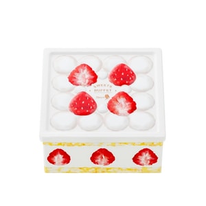 Limited-time strawberry cake biscuit dessert gift box 6 pieces