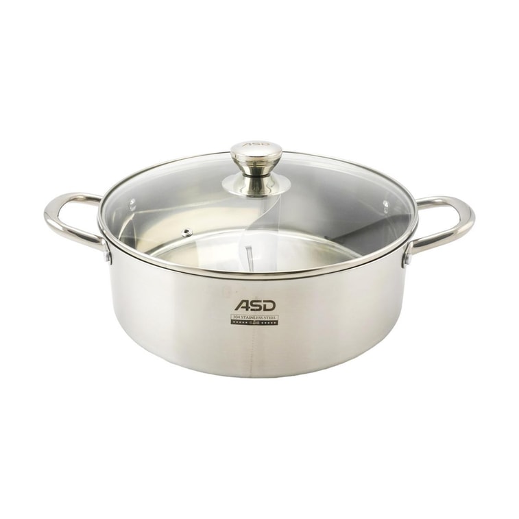 Stainless Hot Pot with Two Flavors, 11.8 inch 3