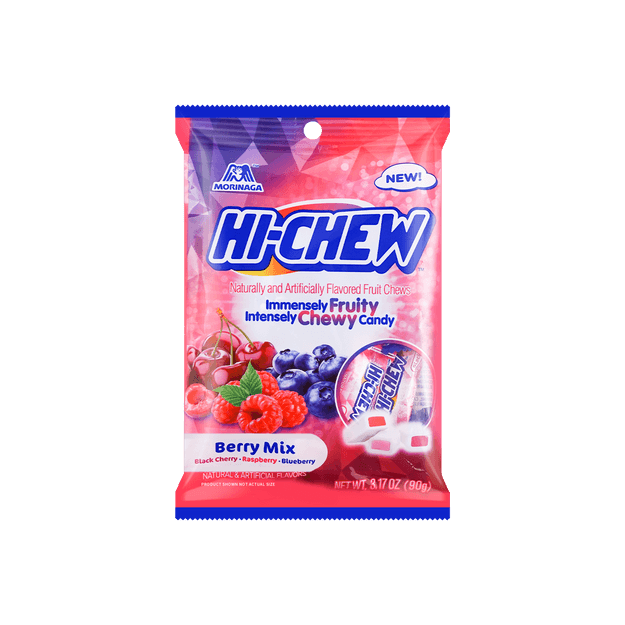 商品详情 - 日本MORINAGA森永 HI-CHEW 莓果混合味软糖 90g - image  0
