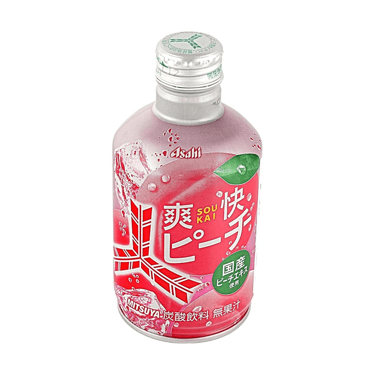Mitsuya Peach Soda, 10.1 fl oz 3