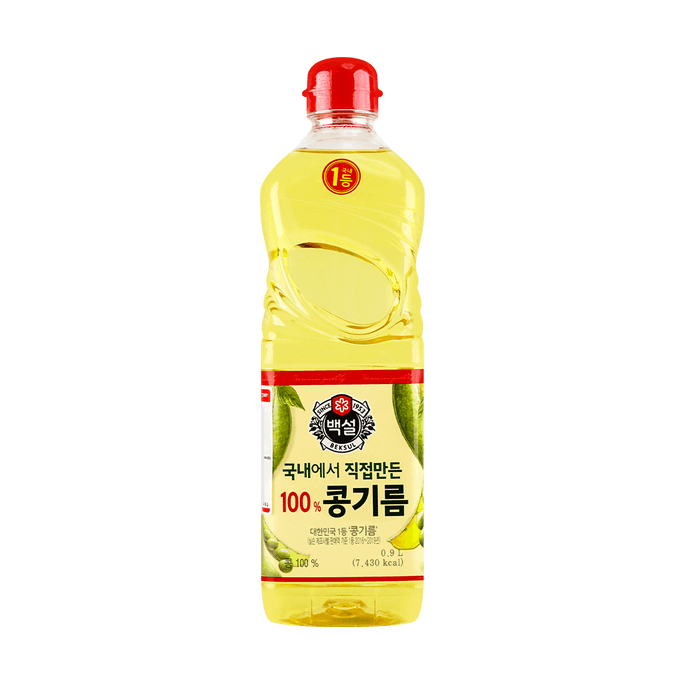 韩国CJ希杰 大豆油 炒菜食用油 900ml