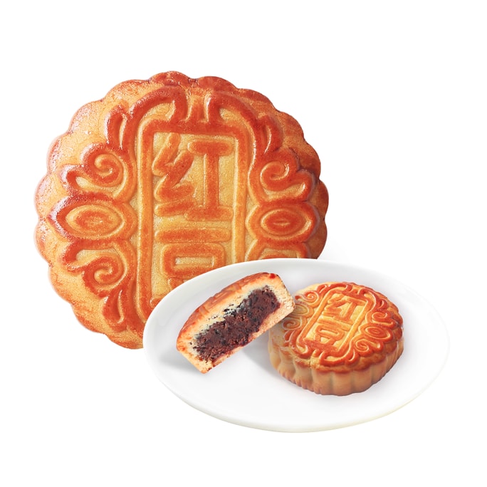 【中秋限定】恩點 紅豆沙月餅 80g 【紅豆控狂喜】【綿密香甜】