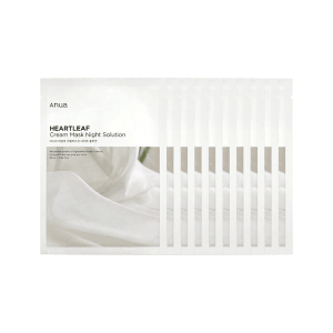 한국산 ANUA 하트 리프 나이트 크림 마스크 (10개입)