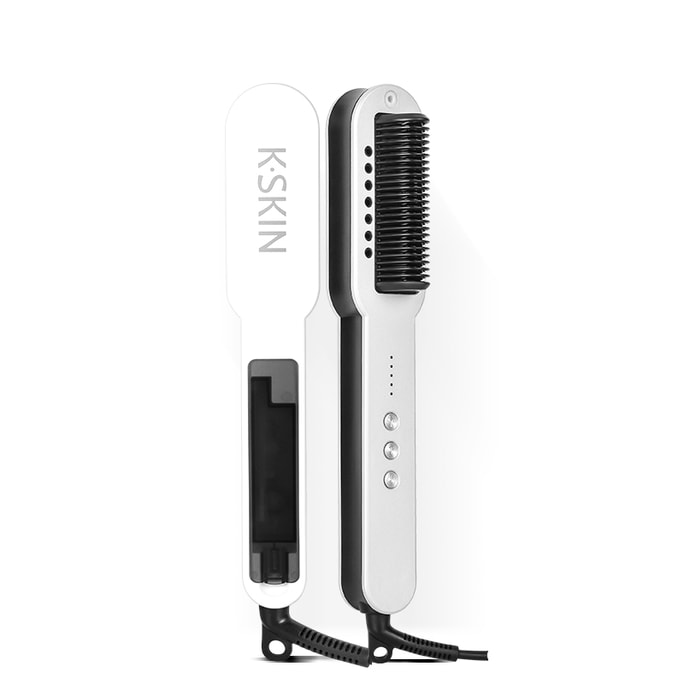 Evaporating Stick & Steam Hair Straightener Comb Salon Grade Hydration Care KD890 1 Pcs