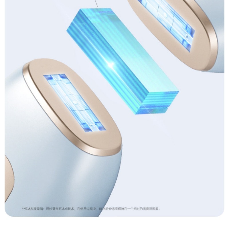 【中国直邮】 康佳 冰点医用蓝宝石脱毛仪家用唇毛腋下私处全身可用  一件装