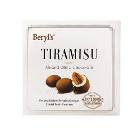 Tiramisu, Almond kernel sandwich white chocolate 65g/box