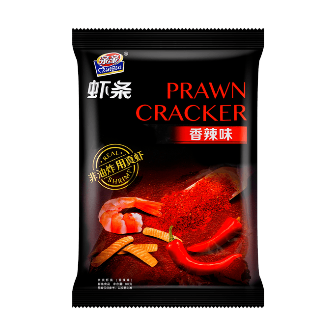 [中国直邮]亲亲 chinchin 亲亲川渝麻辣小龙虾味虾条80g 川渝麻辣1