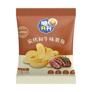 Grilled and beef-flavored potato horns 20g*1 bag