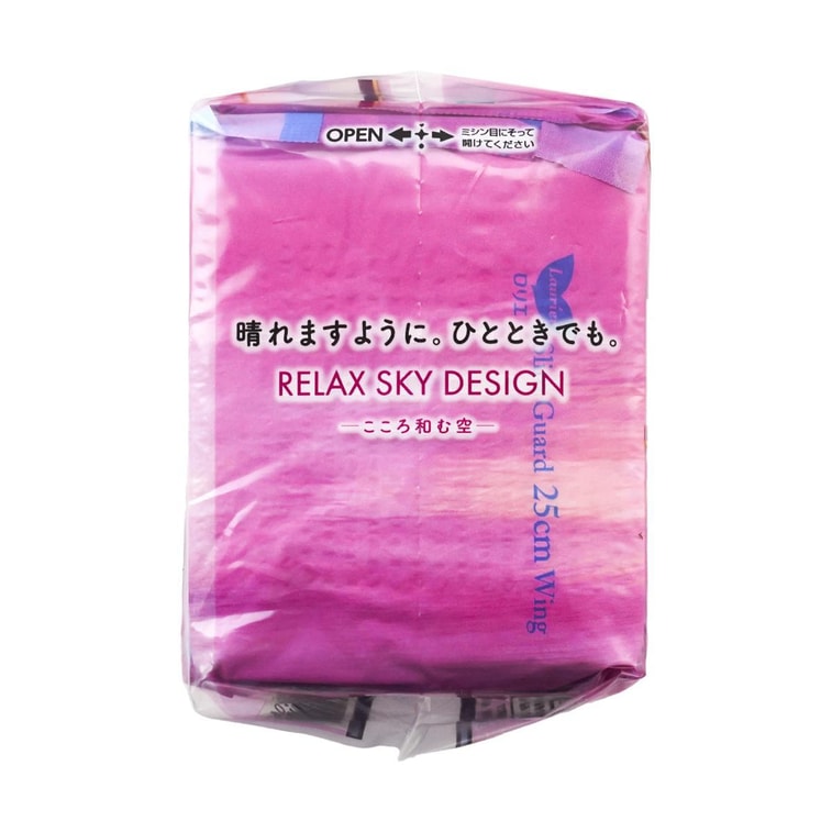 ローリエ スリムガード ヘビーフロー 無香料 羽つき生理用ナプキン サイズ3 / 9.84インチ 19枚入り 20