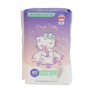 Tampons hygiéniques Hello Kitty My Real Silky Long 40 pièces Doux & Ultra-fins Sans parfum