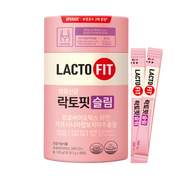 韓國LACTO-FIT 小韓國民益生菌 活菌 纖體·輕盈體態 60條*3 體重管理 飽腹感 合理阻脂【超值裝】【瘦瘦菌】 4